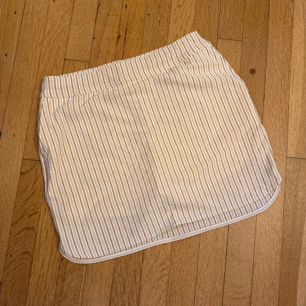Fairway and Greene Seersucker Golf Skort S NWT